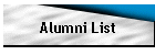 Alumni List